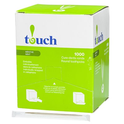 Lot De 3 Cure-Dents Fil Dentaire Extra Fort Saveur Menthe Fraîche - 75 Cure-Dents Réutilisables