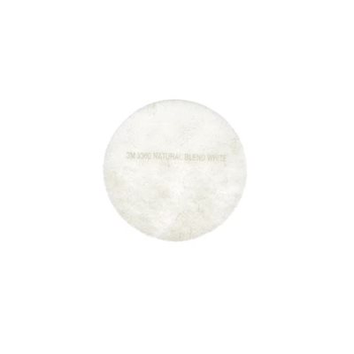 Tampons à mélange de fibres naturelles blanc et noir 21'' pour planchers 3300 3M