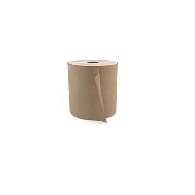 Papier à mains brun 8'' X800' 6 rouleaux par caisse Papier à mains brun 8'' X800' 6 rouleaux par caisse