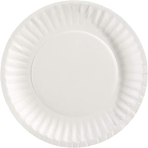 Assiette en carton compostable 9" 1200 / cs 