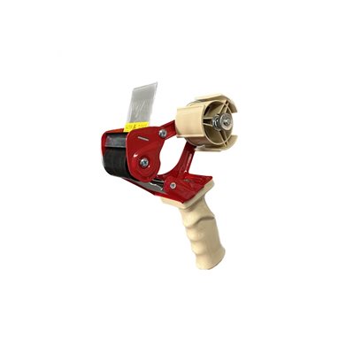 Dévidoir rouge pour ruban 2'' base en métal