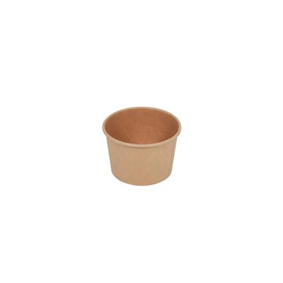 Contenant en carton rond kraft 8oz 500 / cs 