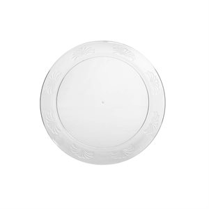 Assiette en plastique clair 6'' 180 / CS Polar Wna