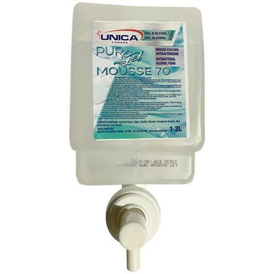 Mousse antiseptique, désinfectant pour les mains antibactérien 1.2L Mousse antiseptique, désinfectant pour les mains antibactérien 1.2L