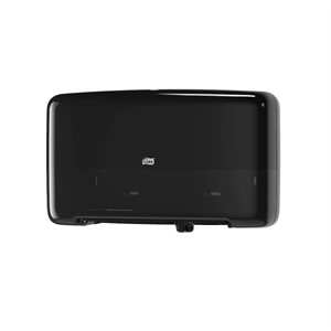 Distributeur de rouleaux de papier hygiénique noir Tork double Mini Jumbo T2 