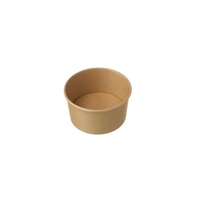 Contenant en carton rond kraft 16oz 500 / cs