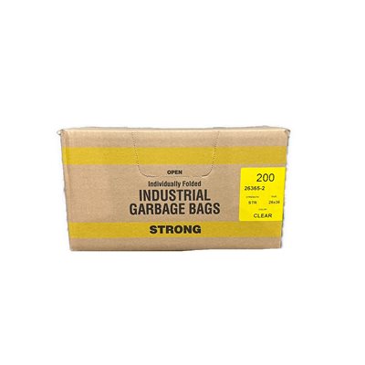 Sac à ordures 26X36 fort clair 200 / cs